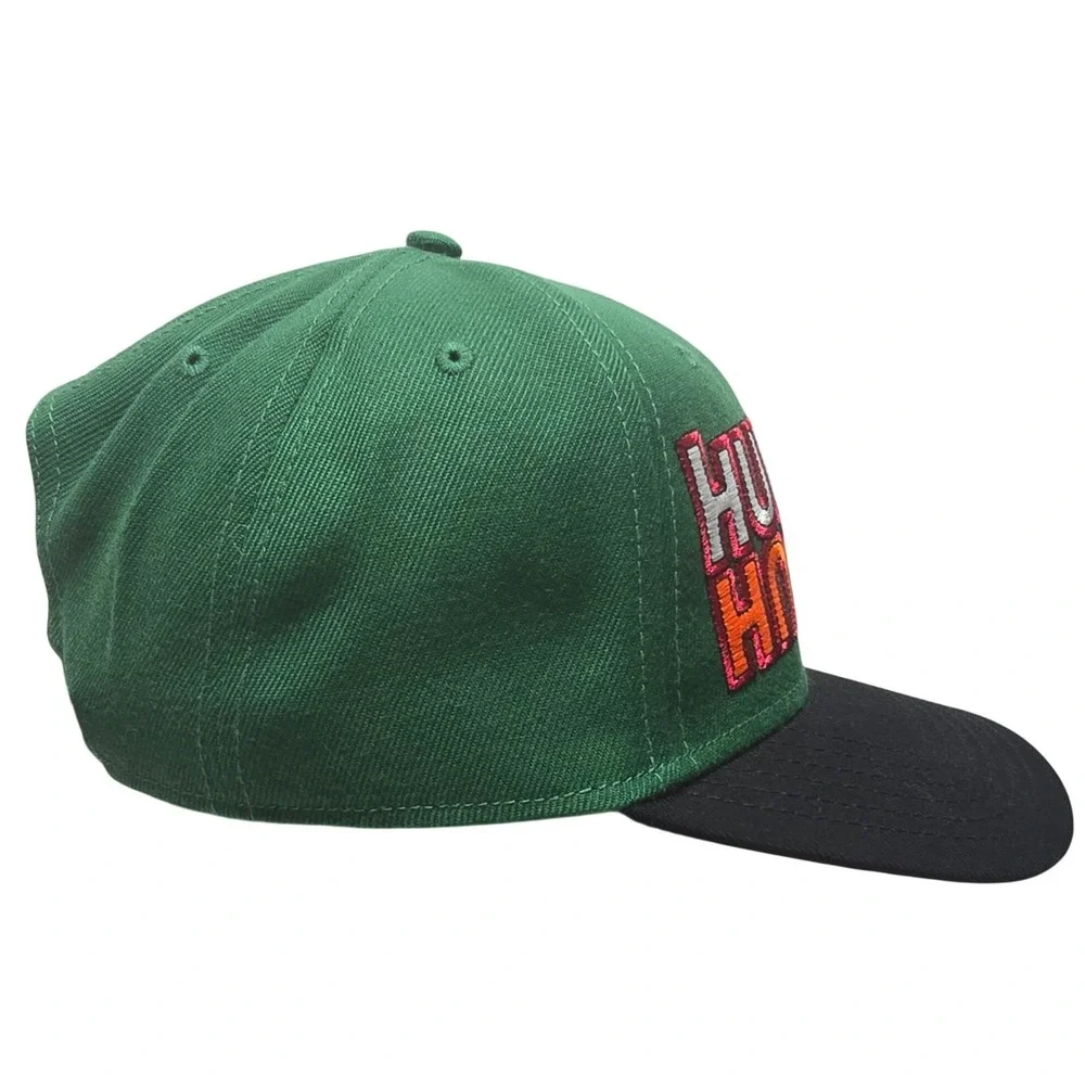 Hunter x Hunter Snapback Hat Green Black Gon Killua Under Brim Graphic Anime Cap